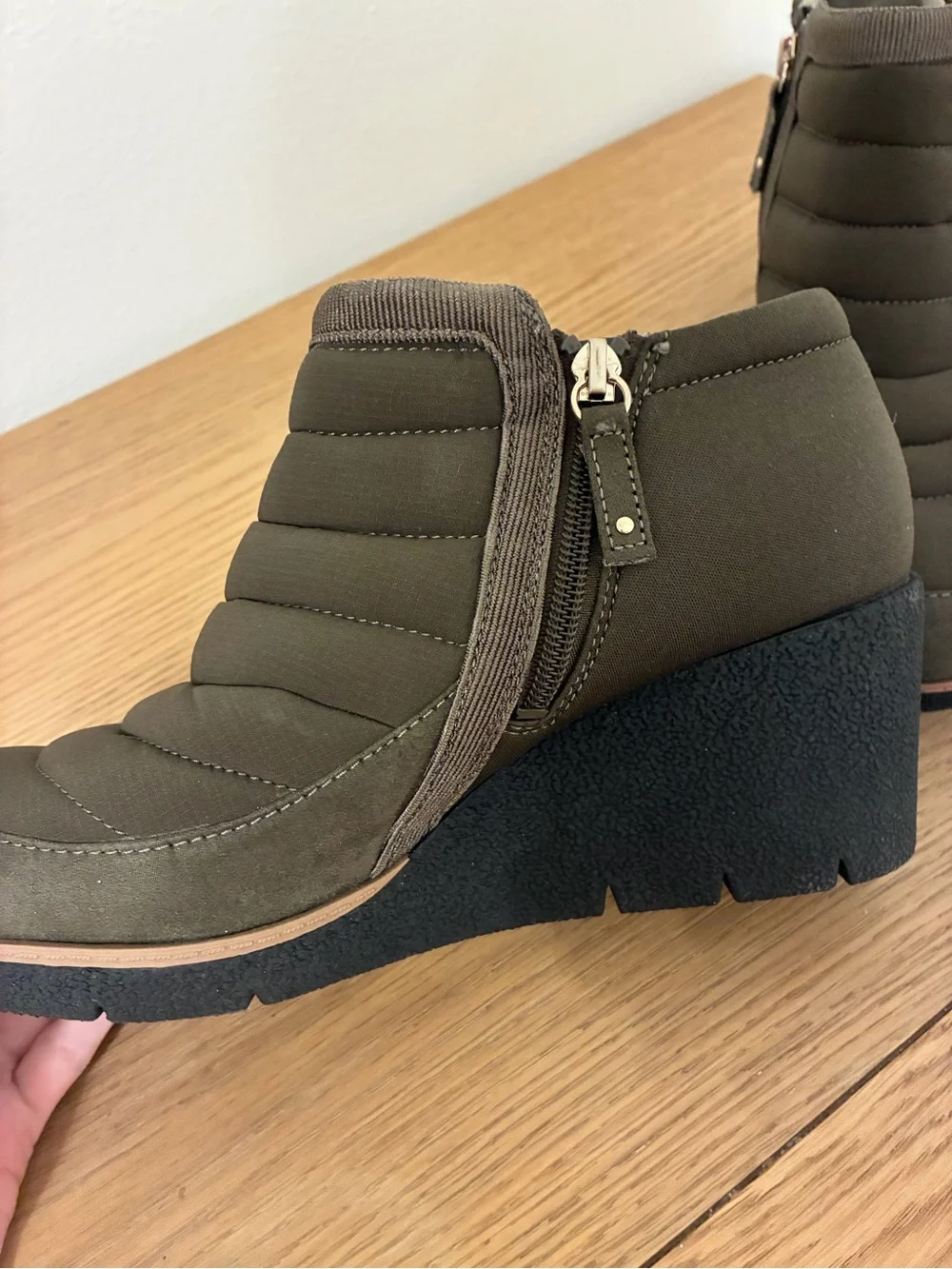 Dr. Scholls Women’s Boulevard Ankle Booties - Olive Green